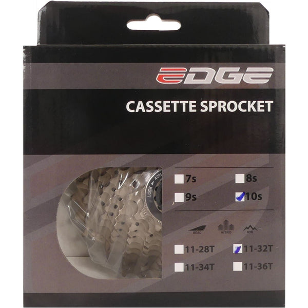 Cassette 10 speed Edge CS-M6010 11-32T - zilver