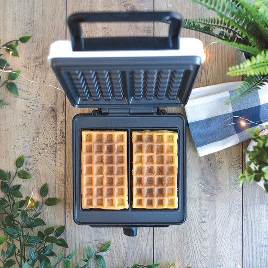 Livoo Livoo Wafelijzer met regelbare thermostaat 1200 W wit