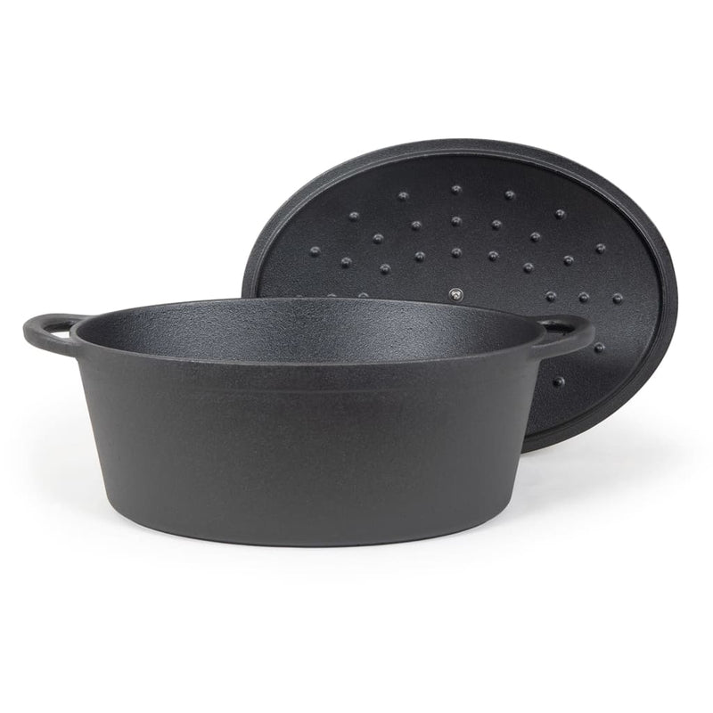 Load image into Gallery viewer, Livoo Livoo Braadpan ovaal 7 L 34 cm zwart
