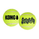 Kong Squeakair tennisbal geel met piep