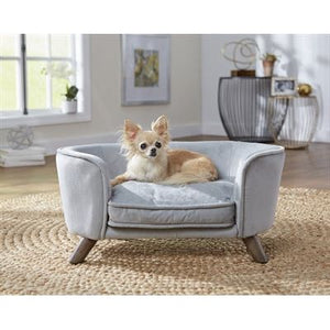 Enchanted pet Enchanted hondenmand sofa romy grijs