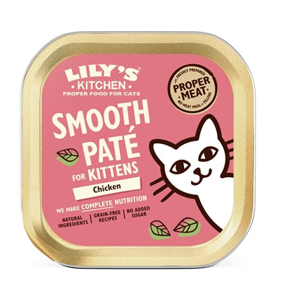 Load image into Gallery viewer, Lily's kitchen Cat kitten smooth pate chicken
