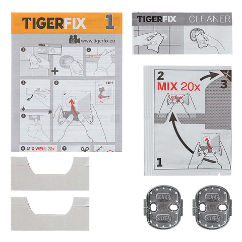 Tiger Tiger Bevestigingsmateriaal TigerFix Type 1 metaal 398730046