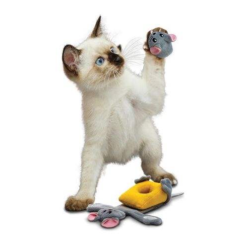 Load image into Gallery viewer, Kong Pull-a-partz cheezy muis
