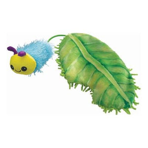 Kong Flingaroo rups met blad met catnip