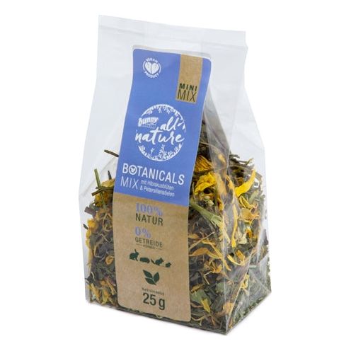 Load image into Gallery viewer, Bunny nature Botanicals mini mix hibiscusbloesem peterselie stelen
