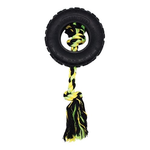 Load image into Gallery viewer, Happy pet grrrelli tyre tugger zwart groen
