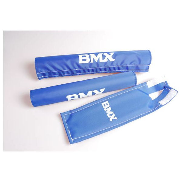 Bmx pad set blauw beschermer