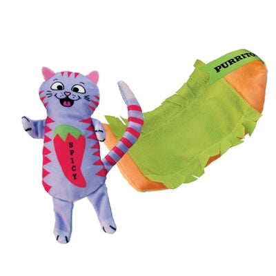 Load image into Gallery viewer, Kong Pull-a-partz purrito
