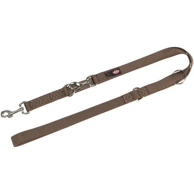 Trixie Hondenriem verstelbaar premium bruin