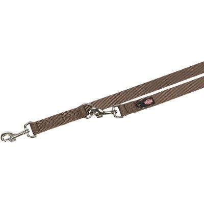 Trixie Hondenriem verstelbaar premium bruin