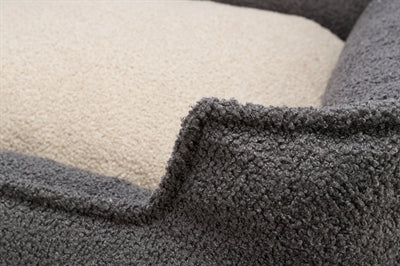 Load image into Gallery viewer, Trixie Be eco gerecycled hondenmand coline hoekig donkergrijs beige
