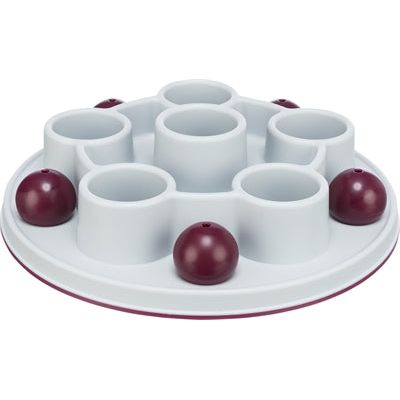 Trixie Cat activity pentagon wit bordeaux