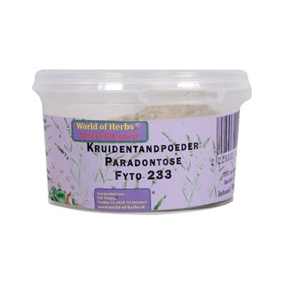 Dierendrogist Fytotherapie kruidentandpoeder paradontose