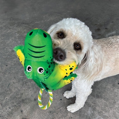 Load image into Gallery viewer, Kong Cozie tuggz aligator
