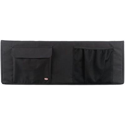 Trixie Autostoel hond dubbel zwart grijs