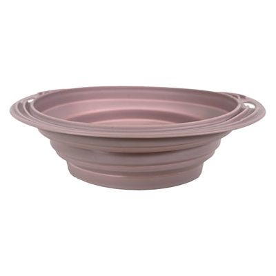 Load image into Gallery viewer, Happy pet Mad about pets voerbak drinkbak opvouwbaar blush roze
