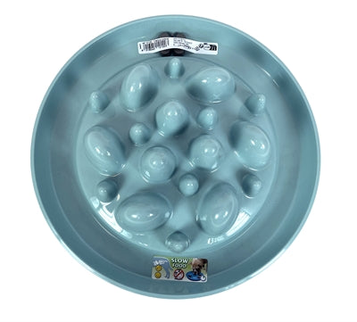 Load image into Gallery viewer, Happy pet Mad about pets voerbak cactus slow feeder lichtblauw
