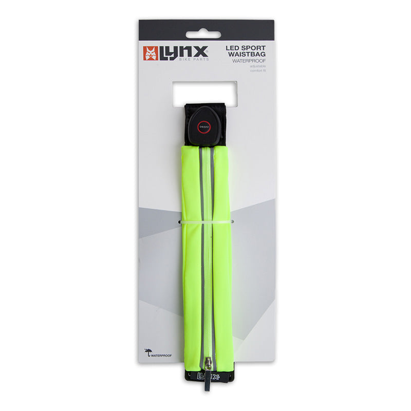 Lynx LED Sport heuptas hardloopriem USB