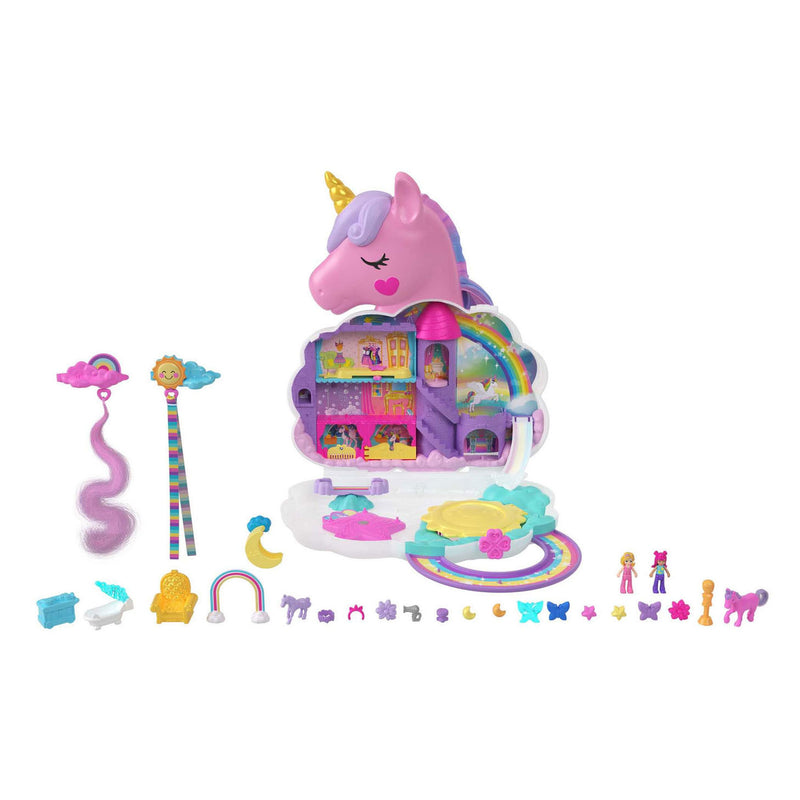 Load image into Gallery viewer, Mattel Polly Pocket Salon van de Regenboog Eenhoorn
