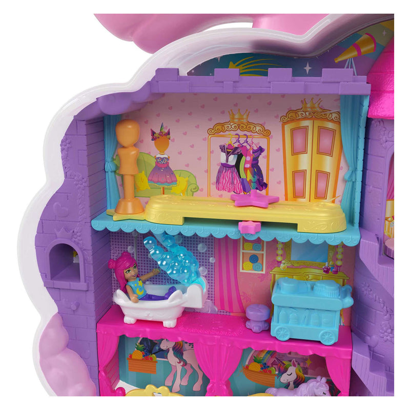 Load image into Gallery viewer, Mattel Polly Pocket Salon van de Regenboog Eenhoorn
