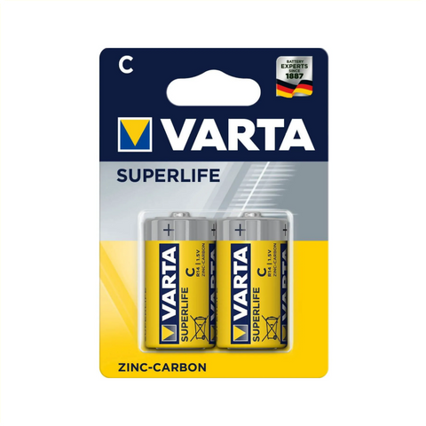 Varta batterij R14 1,5V krt (2)