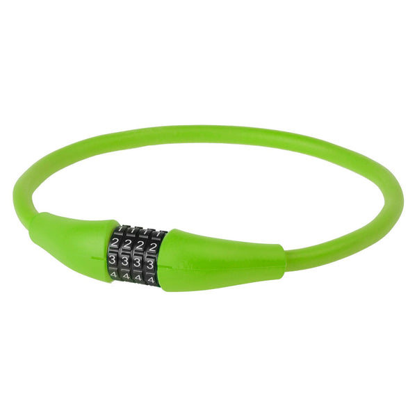 Kabelcijferslot M-Wave Silicon 900 x 12mm - groen