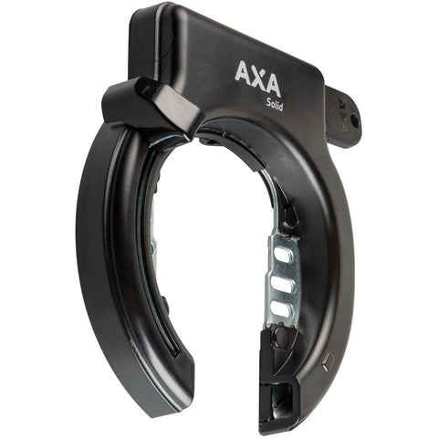 Ringslot Axa Solid Retractable met uitneembare sleutel - zwart