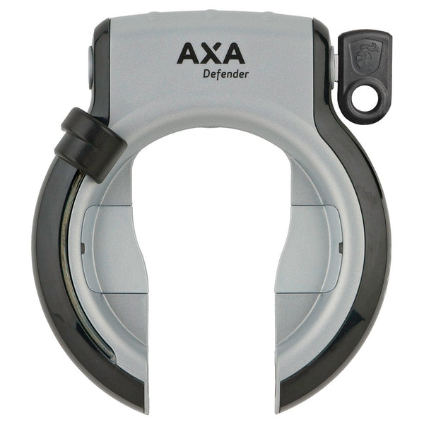 Ringslot Axa Defender Retractable - grijs mat zwart