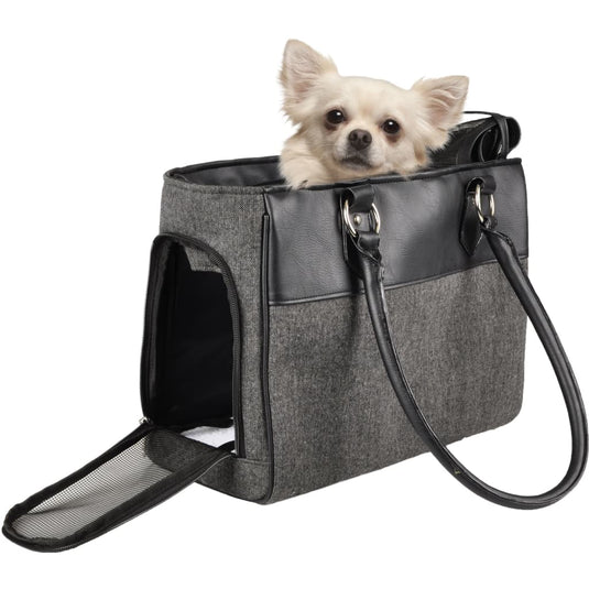 FLAMINGO FLAMINGO Huisdierendraagtas Lior 45x19x29 cm zwart