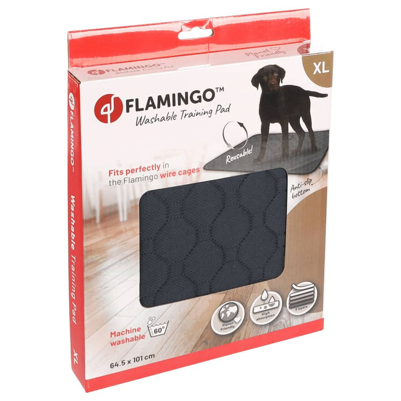 Load image into Gallery viewer, FLAMINGO FLAMINGO Zindelijkheidspad Patsy wasbaar anti-slip XL grijs
