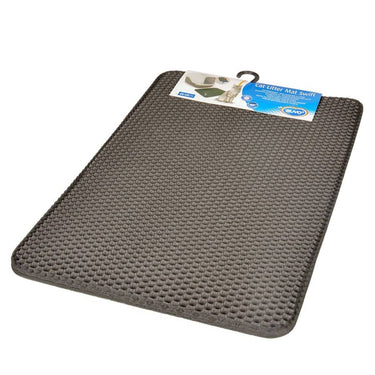 Duvoplus Duvoplus Kattenbakmat Swift 45x65 cm zwart