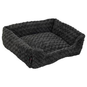 Jack and Vanilla Jack and Vanilla Huisdierenbank Softy S 60x52x18 cm rosette grijs