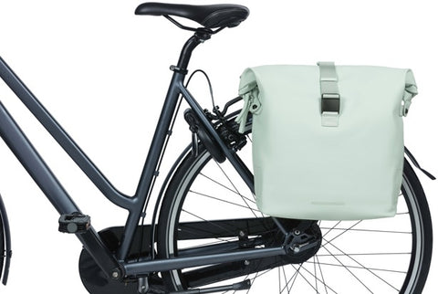 Dubbele fietstas Basil SoHo Nordlicht 41 liter 31 x 13 x 37 cm - pastel groen