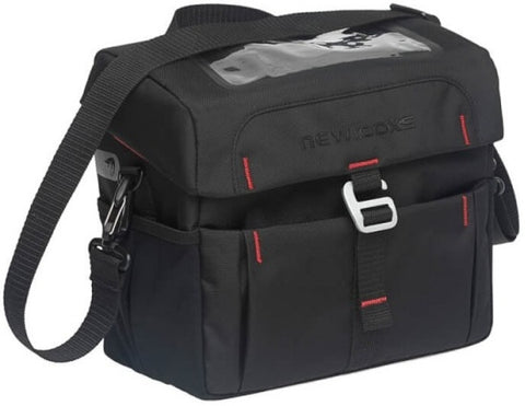Stuurtas New Looxs Vigo Handbar Bag Klickfix 8,5 liter 26 x 22 x 15 cm - zwart