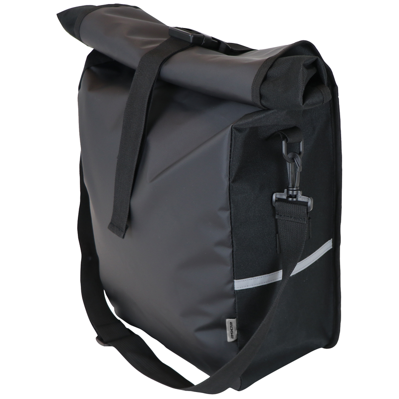 Load image into Gallery viewer, Edge Fietstas Traveller 18 liter 48 x 30 x 15 cm zwart
