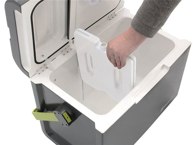 Load image into Gallery viewer, Outwell ECOcool koelbox 12V 230V grijs
