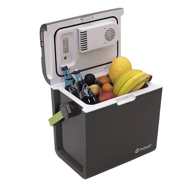Load image into Gallery viewer, Outwell ECOcool koelbox 12V 230V grijs

