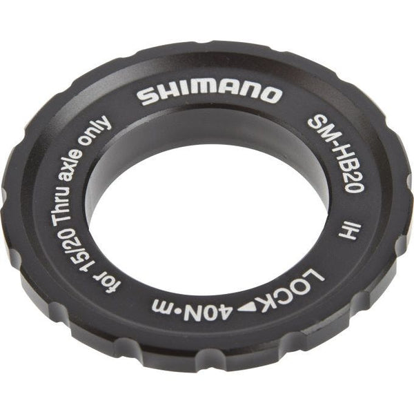 Remschijfadapter Shimano Center-Lock ring voor steekasnaven SM-HB20