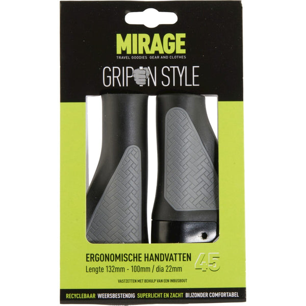 Mirage handvatten Grips in style 132 100 zw. gr. blister