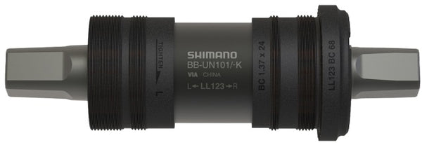 Vierkante trapas Shimano Tourney BB-UN101 68mm 122,5mm (werkplaatsverpakking)