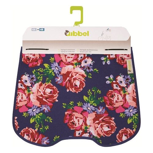 Qibbel stylingset luxe wind scherm Blossom Roses blue Q735