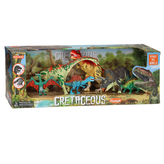 Dino speelset groot, 6dlg.