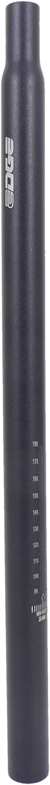 Zadelpen kaars Edge ø28.6 mm 500 mm aluminium - mat zwart