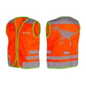 Wowow reflectievest kids nutty jacket maat s oranje