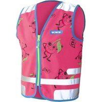 Wowow reflectievest kids comic veggie maat s roze