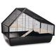 Beeztees Beeztees Knaagdierenkooi Boas 76x46x57 cm zwart