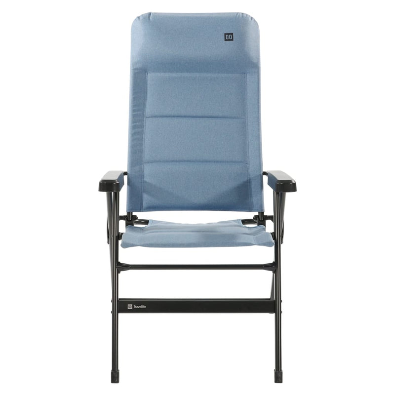 Load image into Gallery viewer, Travellife Travellife Campingstoel verstelbaar Lago Comfort L golvend blauw
