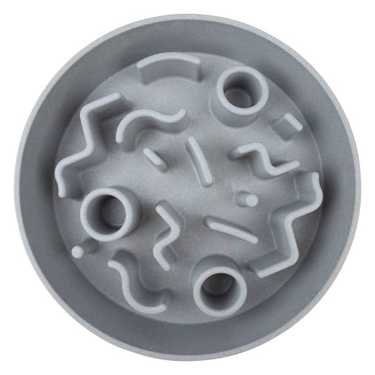 DISTRICT70 DISTRICT70 Slowfeeder voor honden 28 cm bamboe ijsblauw