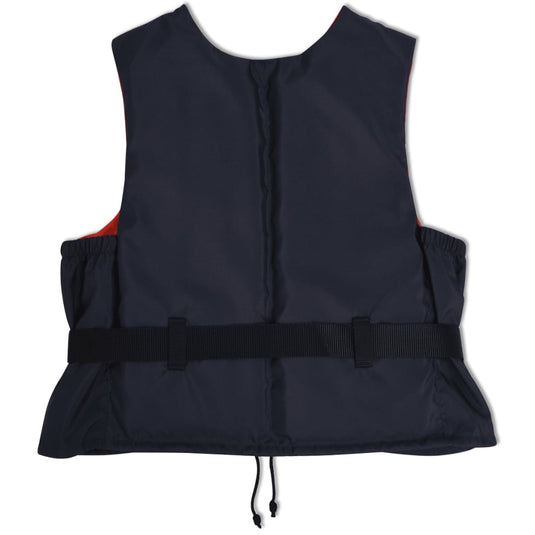 VidaXL Zwemvesten 50 N 30-50 kg marineblauw 4 st